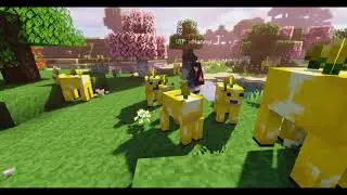 I added mooblooms to minecraft. MangoCraft