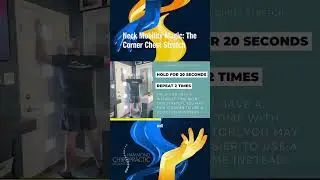 Fix Posture Fast: Corner Chest Stretch #shorts #health