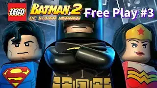 LEGO Batman 2: Free Play Episode 3 Theatrical Pursuits (Part 3) (Guide/Walkthrough) 10/10 Minikits