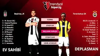 PES 2013 BJK🆚FB // YAPAY ZEKA SİMÜLASYONLU DEV DERBİ // SÜPER LİG 2024-2025 SEZONU