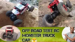Rc Monster truck 4/4 off road test //Remote Control 4/4  monster truck off road test 😱