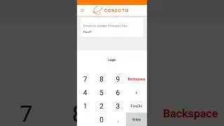 Entrada de operador - PDV móvel Conecto (Android)