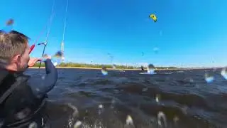 Kiting, Saint-Petersburg, Kronshtadt. Opening season 2024