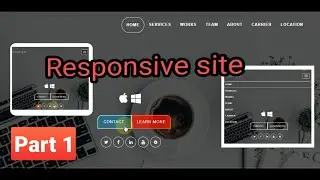 full web site | html&css_boostrap &JS | Home Page 2020 || part1
