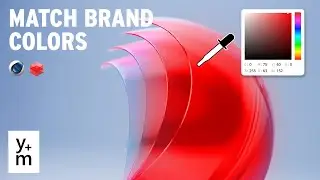 Get Accurate Brand Colors In C4D Redshift With This Trick.