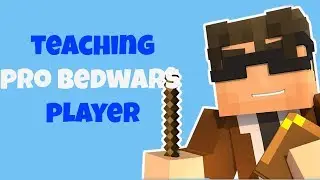 TEACHING A PRO BEDWARS PLAYER BRIDGE WARS|MINECRAFT|INDIA