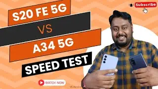 Samsung Galaxy S20 FE 5G VS A34 5G | Speed Test