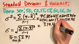 How to Find the Variance and Standard Deviation