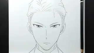 How to draw Loid Forger | easy sketch | Loid step by step