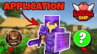My Application For Loyal SMP || @BulkyStar @TeddyGaming