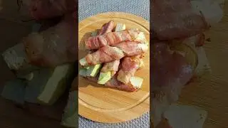 Кабачки в беконе 🥓#еда #кабачки #готовимдома #рецепты #вкусно #намангале #закуска #food #дача
