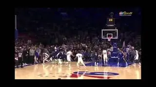 Anthony Edwards blocks Joel Embiid to beat the 76ers!!! #shorts