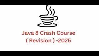 📚 Java 8 Crash Course 2025