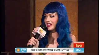Interview with Katy Perry in Melbourne Australia on Sunrise on 7 13th Aug 2010 (PART 2)