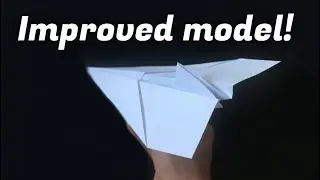 How to make a Paper Airplane (improved version!!) | EASY tutorial