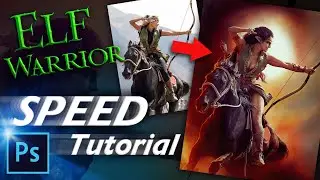 Elf Warrior: Photo Manipulation Speed Tutorial