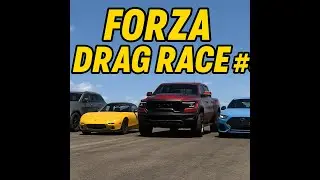 Forza Drag Race #6 – The Miata Goes Rotary While TRX & Trackhawk Go Twin Turbo Insane!