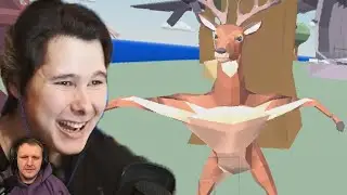 ОРУ НАД СИМУЛЯТОРОМ ОЛЕНЯ Deeeer Simulator | Реакция