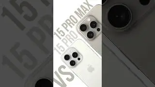 iPhone 15 Pro Max против 15 Pro! В чем отличия этих смартфонов? 3 главных отличия!