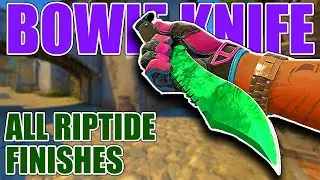 BOWIE KNIFE - ALL RIPTIDE/DREAMS & NIGHTMARES CASE SKINS ★ CS:GO Showcase
