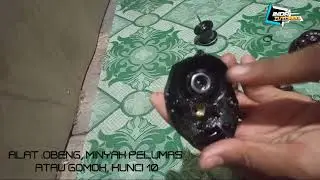 cara bongkar rell baitcasting || bongkar habis rell