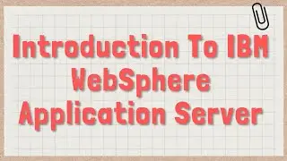 1 Introduction to IBM WebSphere Application Server | Chennai Folks Training