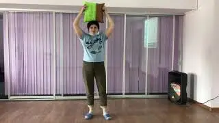 Видео урок. Разминка с подушкой.