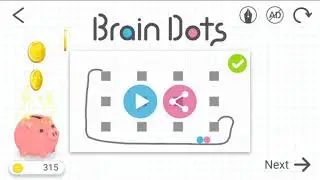 Brain dot level 1 to 40 gameplay