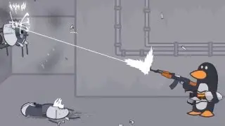 Turret Error Animated Music Video - Portals and a Penguin