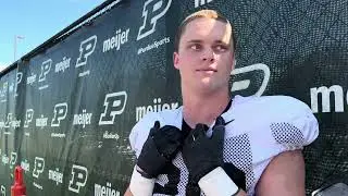 Purdue LB Winston Berglund talks about team’s “Carmel connection”