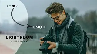 Boring To Unique Lightroom CINEMATIC Color Grading | Free Preset
