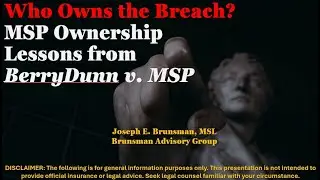 Who Owns the Breach? MSP Ownership Lessons from BerryDunn v. MSP
