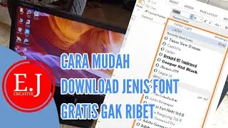 CARA MUDAH DOWNLOAD FONT GRATIS#FONT