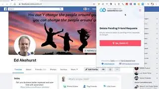 How To Delete Pending Friend Requests using Friend Connector Chrome Extension