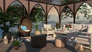 Relax by the Fire on Cozy Smoky Mountains Patio - Bluegrass Music Ambience