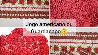 Jogo americano ou guardanapos ou#Souplast ❤️🤔