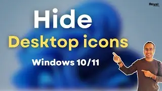 🖼️ How To Hide Desktop icons on Windows 10 & 11 🖥️