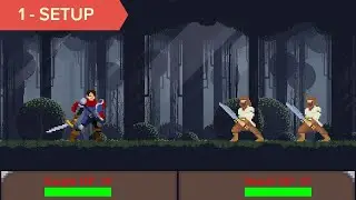 Python Final Fantasy Style RPG Battle Beginner Tutorial in PyGame - PART 1 | Game Setup