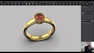 Создание кольца с бриллиантом в MatrixGold
