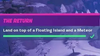 ✅ Land on top of a Floating Island and a Meteor - The Return Challenge