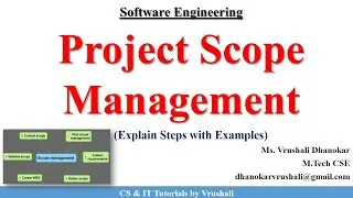 SE 28: Project Scope Management | Software Engineering