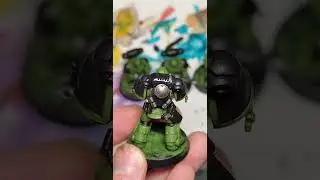 ПОКРАСИМ: Космические Десантники, Warhammer 40.000 #shorts  #warhammer40k #miniature #spacemarines