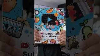The NEW YouTube play button 🤫 #youtubeplaybutton #youtubeaward #10ksubscribers