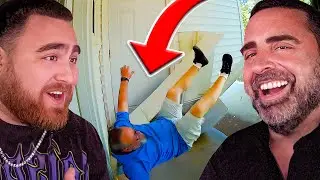 WE WERE ALMOST IN TEARS! LosPollosTV And Dad React To The Best Doorbell Videos EVER! 😂