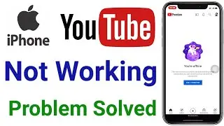How To Fix YouTube Offline / No Connection Problem In iPhone 2020 [Hindi]