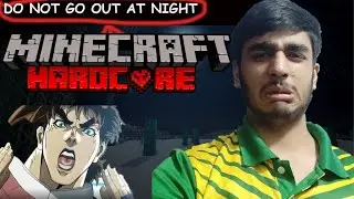 Going at night in minecraft is bad - Minecraft Hardcore 2