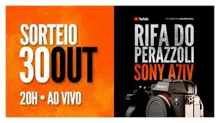 Sorteio • SONY A7IV • Ao vivo
