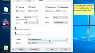DBF to SQL Converter, video manual