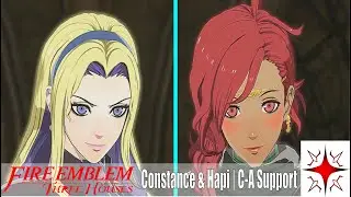 Constance & Hapi Romance | The Ashen Wolves | C-A Support | Fire Emblem: Three Houses