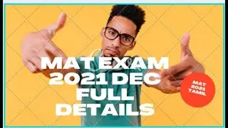 MAT EXAM 2021 DECEMBER registration dates and eligibility /mba